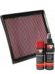 K&N Air Filter 33-2334 + Aerosol Recharge Kit