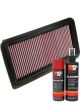 K&N Air Filter 33-2335 + Aerosol Recharge Kit
