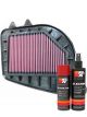 K&N Air Filter 33-2356 + Aerosol Recharge Kit