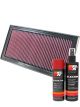 K&N Air Filter 33-2362 + Aerosol Recharge Kit