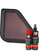 K&N Air Filter 33-2394 + Aerosol Recharge Kit