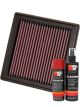 K&N Air Filter 33-2399 + Aerosol Recharge Kit