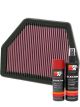 K&N Air Filter 33-2404 + Aerosol Recharge Kit