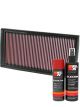 K&N Air Filter 33-2405 + Aerosol Recharge Kit