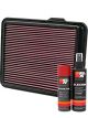 K&N Air Filter 33-2408 + Aerosol Recharge Kit