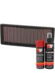 K&N Air Filter 33-2417 + Aerosol Recharge Kit