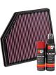 K&N Air Filter 33-2418 + Aerosol Recharge Kit