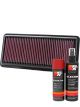 K&N Air Filter 33-2425 + Aerosol Recharge Kit