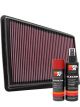 K&N Air Filter 33-2426 + Aerosol Recharge Kit