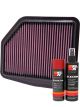 K&N Air Filter 33-2429 + Aerosol Recharge Kit