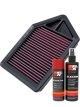 K&N Air Filter 33-2437 + Aerosol Recharge Kit