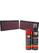 K&N Air Filter 33-2446 + Aerosol Recharge Kit