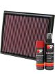 K&N Air Filter 33-2453 + Aerosol Recharge Kit