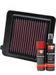 K&N Air Filter 33-2459 + Aerosol Recharge Kit