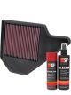 K&N Air Filter 33-2462 + Aerosol Recharge Kit