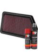 K&N Air Filter 33-2469 + Aerosol Recharge Kit