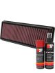 K&N Air Filter 33-2471 + Aerosol Recharge Kit