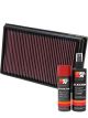 K&N Air Filter 33-2475 + Aerosol Recharge Kit