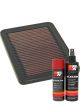 K&N Air Filter 33-2533 + Aerosol Recharge Kit