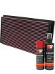 K&N Air Filter 33-2670 + Aerosol Recharge Kit