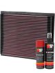 K&N Air Filter 33-2675 + Aerosol Recharge Kit