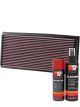 K&N Air Filter 33-2678 + Aerosol Recharge Kit