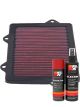K&N Air Filter 33-2689 + Aerosol Recharge Kit