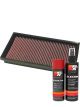 K&N Air Filter 33-2705 + Aerosol Recharge Kit