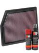 K&N Air Filter 33-2713 + Aerosol Recharge Kit