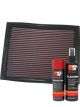 K&N Air Filter 33-2737 + Aerosol Recharge Kit
