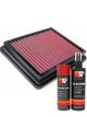 K&N Air Filter 33-2740 + Aerosol Recharge Kit