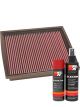 K&N Air Filter 33-2744 + Aerosol Recharge Kit