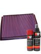 K&N Air Filter 33-2764 + Aerosol Recharge Kit