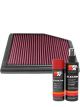 K&N Air Filter 33-2773 + Aerosol Recharge Kit