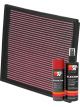 K&N Air Filter 33-2779 + Aerosol Recharge Kit
