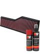 K&N Air Filter 33-2786 + Aerosol Recharge Kit