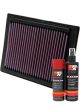 K&N Air Filter 33-2853 + Aerosol Recharge Kit