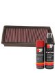 K&N Air Filter 33-2861 + Aerosol Recharge Kit