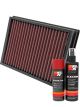 K&N Air Filter 33-2877 + Aerosol Recharge Kit