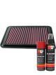 K&N Air Filter 33-2924 + Aerosol Recharge Kit