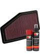 K&N Air Filter 33-2948 + Aerosol Recharge Kit