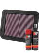K&N Air Filter 33-2950 + Aerosol Recharge Kit