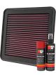K&N Air Filter 33-2951 + Aerosol Recharge Kit