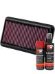 K&N Air Filter 33-2954 + Aerosol Recharge Kit