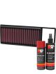 K&N Air Filter 33-2984 + Aerosol Recharge Kit