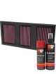 K&N Air Filter 33-2985 + Aerosol Recharge Kit