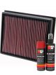 K&N Air Filter 33-2992 + Aerosol Recharge Kit