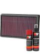 K&N Air Filter 33-2998 + Aerosol Recharge Kit