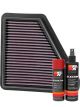 K&N Air Filter 33-3012 + Aerosol Recharge Kit