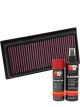 K&N Air Filter 33-3016 + Aerosol Recharge Kit